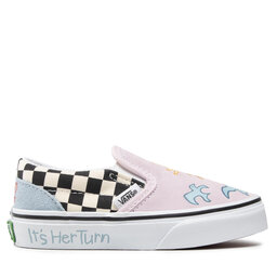 

Кросівки Vans Classic Slip-On VN0A5KXM89C1 (Skateistan) Checkerboard, Рожевий