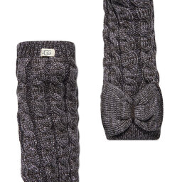 

Високі жіночі шкарпетки Ugg W Laila Bow Fleece Lined Sock OS 1113637 Chrs, Чорний