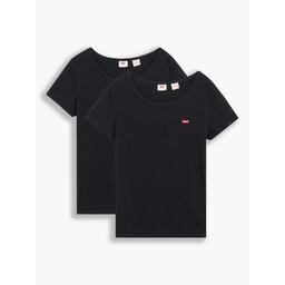 Levi's® Levi's® 2er-Set T-Shirts The Perfect 74856-0006 Schwarz Regular Fit
