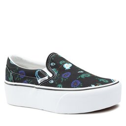 Vans Sneakers aus Stoff Vans Ua Classic Slip-On Stackform VN0A7Q5RBMV1 Black/Multi