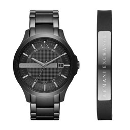 Armani Exchange Laikrodis Armani Exchange Hampton AX7101 Black/Black