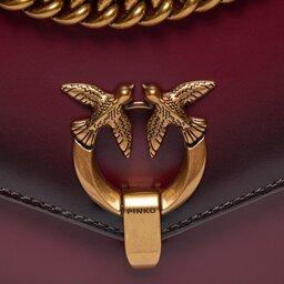 

Сумка Pinko Cupido Messenger Classic 101512 A17X Ribes Intenso/Antique Gold WW5, Бордовий
