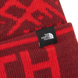 

Шапкa The North Face Ski Tuke NF0A4SIE7R51 Cordovan/Horizon Red, Червоний
