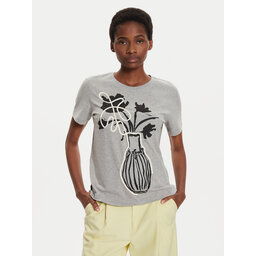 Desigual Desigual Camiseta Shadow 24WWTK11 Gris Regular Fit
