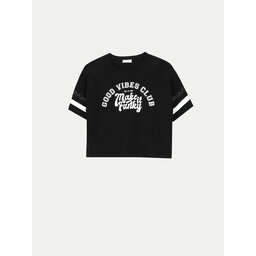 Coccodrillo Coccodrillo T-Shirt ZC4143201SGJ Μαύρο Regular Fit