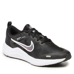 Nike Buty Nike Downshifter 12 Nn (GS) DM4194 003 Black/White/Dk Smoke Grey