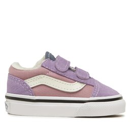

Кросівки Vans Old Skool V VN0A4VJJD1Q1 Suede/Sherpa Multi Color, Фіолетовий