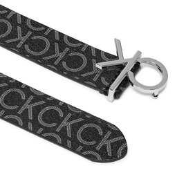 

Жіночий ремінь Calvin Klein Re-Lock Logo Belt 30mm Mono K60K609001 0GJ, Чорний