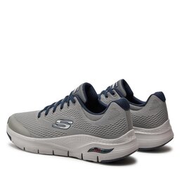 

Снікерcи Skechers Arch Fit 232040/GYNV Gray/Navy, Сірий