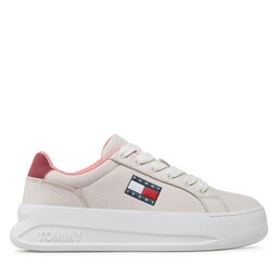 

Снікерcи Tommy Jeans Nubuk Platform EN0EN01974 Ivory YBI, Бежевий
