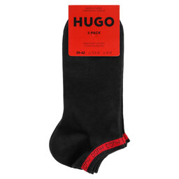 

Набір 2 пар низьких чоловічих шкарпеток Hugo 50477874 Black 001, Чорний