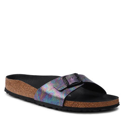 Birkenstock Pantoletten Birkenstock Madrid Bs 1021353 Iridescent Black