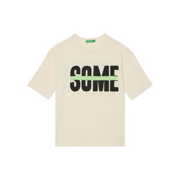 United Colors Of Benetton United Colors Of Benetton T-Shirt 3PCMC10N7 Écru Regular Fit