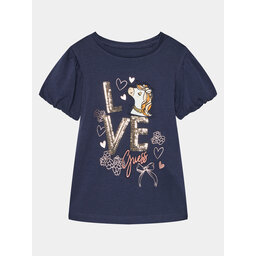 Guess Guess T-Shirt K4RI16 K6YW4 Σκούρο μπλε Regular Fit