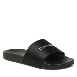 Calvin Klein Șlapi Calvin Klein Pool Slide HW0HW01508 Black/Bright White 0GM