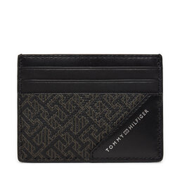 Tommy Hilfiger Etui na karty kredytowe Tommy Hilfiger Monogram AM0AM12786 Czarny