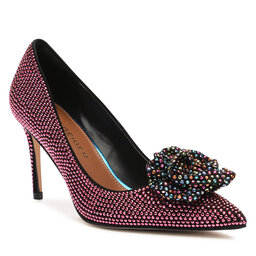 Kurt Geiger Pantofi cu toc subțire Kurt Geiger 225-Belgravia Bloom 9990757209 Pink Comb