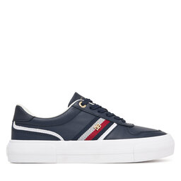 Tommy Hilfiger Sneakers Tommy Hilfiger Th Platform Vulc Leather FW0FW09603 Dunkelblau