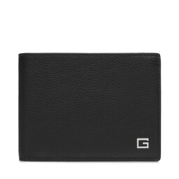 Guess Liels vīriešu maks Guess SMNEZU LEA20 Melns