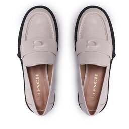 

Лофери Coach Leah Loafer CB990 Chalk, Бежевий