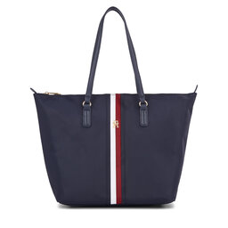 Tommy Hilfiger Sac à main Tommy Hilfiger Poppy Tote Corp AW0AW15896 Space Blue DW6