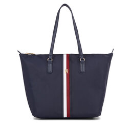 Tommy Hilfiger Torebka Tommy Hilfiger Poppy Tote Corp AW0AW15896 Space Blue DW6