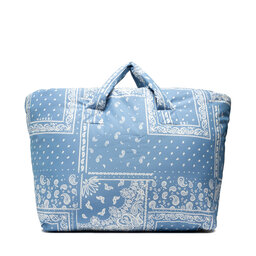 Manebi Sac à main Manebi Ribiera Bag Maxi B 1.1 Ar Denim Blue/Bandana Nylon