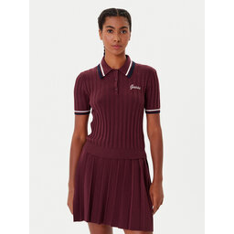 Guess Guess Poloshirt V5BP04 Z1152 Dunkelrot Regular Fit