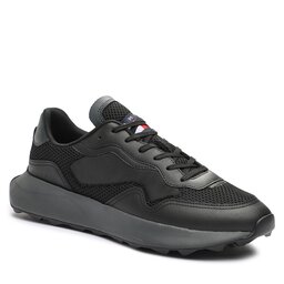 Tommy Jeans Sneakers Tommy Jeans Tjm Runner Mix Material EM0EM01259 Black BDS