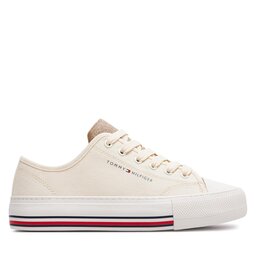 

Кеди Tommy Hilfiger Low Cut Lace-Up Sneaker T3A9-33185-1687 S Beige 500, Бежевий
