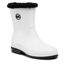 MICHAEL Michael Kors Cizme de cauciuc MICHAEL Michael Kors Montaigne Pullon Rainboot 40F2MNFB6Q Opticwht/Blk