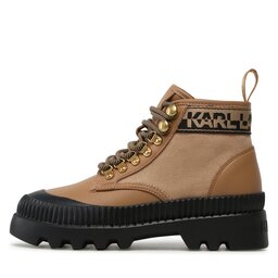 

Черевики туристичні KARL LAGERFELD KL42533 Toffee Lthr & Textile, Коричневий