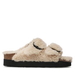 Birkenstock Παντόφλες Birkenstock Arizona Big Buckle Shearling 1017642 Μπεζ