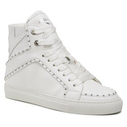Zadig&Voltaire Sneakersy Zadig&Voltaire Zv1747 High Flash Sm SWSN00054 Blanc