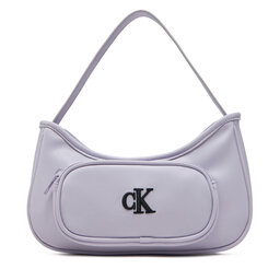 Calvin Klein Jeans Дамска чанта Calvin Klein Jeans Ck Shoulder Bag IU0IU00696 Виолетов
