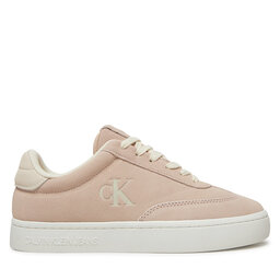 Calvin Klein Jeans Sneakersy Calvin Klein Jeans Classic Cupsole Laceup Wt Wm YW0YW01833 Růžová