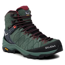 Salewa Chaussures de trekking Salewa Ws Alp Trainer 2 Mid Gtx GORE-TEX 61383-5085 Duck Green/Rhododendon 5085