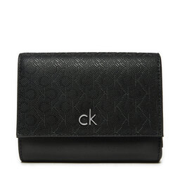 Calvin Klein Malá dámská peněženka Calvin Klein Ck Daily Medium Trifold_Mono K60K612841 Černá