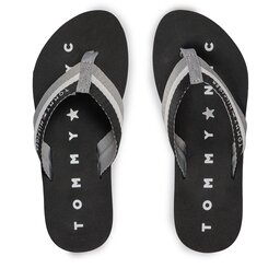 Tommy Hilfiger Flip-flops Tommy Hilfiger Tommy Loves Ny Beach Sandal FW0FW02370 Szürke