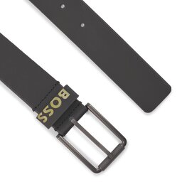 

Чоловічий ремінь Boss 50486756 Black 001, Чорний