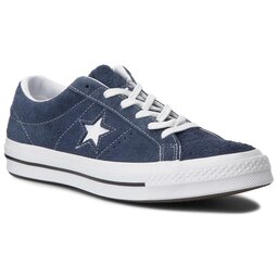 Converse Гуменки Converse One Star Ox 158371C Navy/White/White