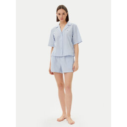 Tommy Hilfiger Tommy Hilfiger Pijama UW0UW05799 Celeste Regular Fit