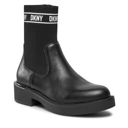 DKNY Botki DKNY Tully K3317661 Black/White 5