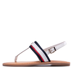 

Босоніжки Tommy Hilfiger Corporate Webbing Flat Sandal FW0FW06232 Ecru YBL, Білий