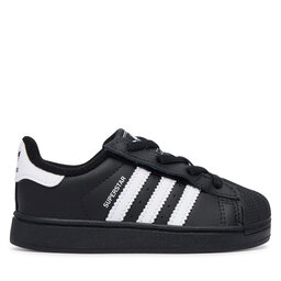 adidas Sneakers adidas Superstar II Elastic Lace JH9985 Schwarz