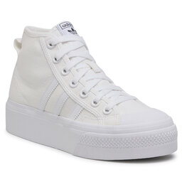 adidas Schuhe adidas Nizza Platform Mid W FY2782 Ftwwht/Ftwwht/Ftwwht