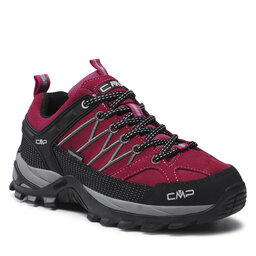 CMP Botas de montaña CMP Rigel Low Wmn Trekking Shoes Wp 3Q13246 Sangria/Grey 10HH