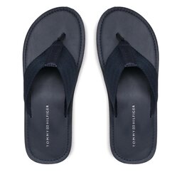 

В'єтнамки Tommy Hilfiger Leather Beach FM0FM04548 Desert Sky DW5, Cиній