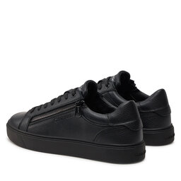 

Снікерcи Calvin Klein Low Top Lace Up W/Zip HM0HM01475 Triple Black 0GJ, Чорний