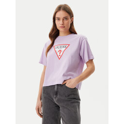 Guess Jeans Guess Jeans Camiseta W4YI73 K8HM0 Violeta Boxy Fit